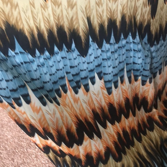 Anthropologie Tulle maxi feather dress size medium - Picture 4 of 15